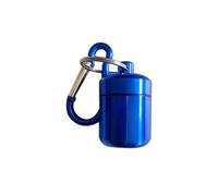 Portable Mini Pill Case Keychain Box Waterproof Travel Container Bottle with Keyring for Medicine Ear Plug Jewelry