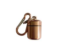 Portable Mini Pill Case Keychain Box Waterproof Travel Container Bottle with Keyring for Medicine Ear Plug Jewelry