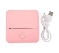 Portable Mini Printer, Thermal Inkless Printer, Wireless Bluetooth Connection, 200DPI Instant Pocket Printer for Photo Picture Barcode Label (Pink)