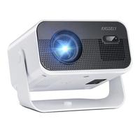 Portable Mini Projector, 720P Native HD with WiFi 6 & Bluetooth 5.2 | 4K Support & Auto Keystone | Compatible with Smartphone, Laptop, TV Stick, PS5 | Built-in Speaker for Home Cinema, Camping