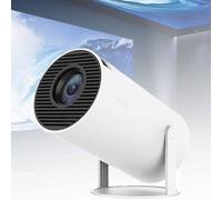 Portable Mini Projector, Full HD 720P Projector, Dual-band WiFi 6 and Bluetooth 5.0, Manual Focus/Automatic Keystone Correction, 180° Free Projection