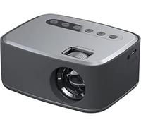 Portable Mini Projector with Speaker, 1080p Supported Video Projector Compatible with HDMI, USB, AV for Home Cinema and Outdoor Movies