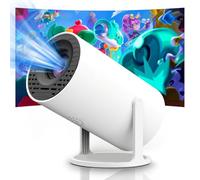 Portable Mini Projector with WiFi & Bluetooth, 1080P Supported, Native 480P, 100 ANSI Lumens,180° Rotation,Indoor Outdoors Video Projector Compatible with HDMI, USB, Phone, TV Stick, PC, PS5