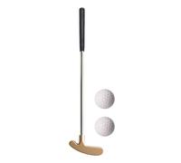 Portable Mini Putter - 33 Inch Golf Club with Rustproof Handle, Zinc Alloy Shaft with Stainless Steel Shaft, Compact Two-Way Putting Tool, Putting Trainer for Home Office Games