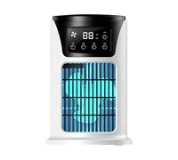 Portable Mini Quiet Evaporative Cooler, 6 Speeds Portable Cooling Fan Mist | 9.84*5.9 Inch Small Misting Fan For Travel Outdoor Indoor Desk Office Home Car Beach Pool Gym Workout Running Hiking
