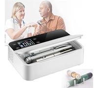 Portable mini refrigerator with large capacity, LED display 0-8°C, rechargeable, 8-24 hours for travel, home, work, business trip,