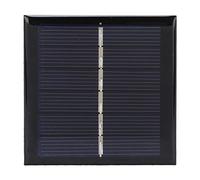 Portable Mini Solar Panel Module, 0.6W 3V Polysilicon Micro Solar Cell Module for Home DIY Projects and Toy Battery Charging