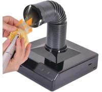 Portable Mini Solder Fume Extractor with LED Light and Activated Carbon Filter, Bench Top Smoke Absorber, Nail Dust Collector for Soldering, Grinding, Polishing, Home Workshop Use