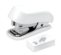 Portable Mini Stapler - Small Booklet Stapling Tool for Classroom | Lightweight Handheld Stapler with Preloaded, Ideal for Office Work Study Projects Homework Travel and Art Studio, 76x41x28mm