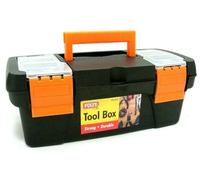Portable Mini Toolbox Hand Held Carry Storage Lockable Small Tool Box 10"x 5"x5”