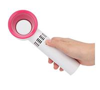 Portable Mini USB Rechargeable Bladeless Handy Fan for Eyelash Extensions - White, Compact and Lightweight Design for Easy Carry, Multi-Speed Airflow and Universal USB Charging (White)