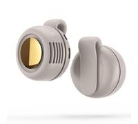 Portable Mini USB Rechargeable Clip-On Fan,Silent Mini Bladeless Electric Whirlwind Fan for Waist Clip,Small Travel Cooling Accessories for Outdoor and Indoor (white)