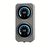 Portable Mini Washer, Dual-Tank Underwear Washing Machine, Variable Frequency Motor(Silver Wall)
