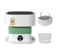 Portable Mini Washer Machine, 15L Portable Mini Washing Machine and Dryer for Travel, Apartment Collapsible Washing Machine, Mini Washer and Dryer Combo.