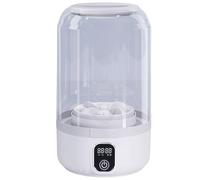 Portable Mini Washing Machine, 1.5L Capacity, 4000mAh Battery, LED Touch Display, Waterproof Design white