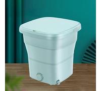 Portable Mini Washing Machine, 12L 2 In 1 Collapsible Mini Washer, Foldable Small Smart Laundry Machine, for Travel, Apartment, Dorm, Camping, RV, Underwears, Socks, Baby Clothes(Green)