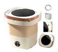 Portable Mini Washing Machine - 15L Foldable Laundry Solution for Camping, RV & Travel - Lightweight, Compact Design - Easy to Carry, Perfect for Small Spaces, Efficient Washing for On-the-Go
