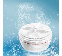 Portable Mini Washing Machine, 3 In 1 Lazy Magic Laundry Turbine Removes Dirt Washer with USB Powered for Underwear Clothes Socks
