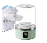 Portable Mini Washing Machine - ABS PP 1L Compact Rechargeable | Mini Portable Washing Machine with Deep Cleaning, Delicate Clothes, Compact Tool for Apartment Travel Dormitory
