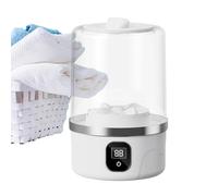 Portable Mini Washing Machine - Battery Aid Device for Washing Compact Underwear, Mini -Wash | Recharged Cleaning Unit with Gentle Washing for Towels pe