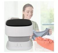 Portable Mini Washing Machine, Collapsible Washing Machine 9L with Blue light and Silver Ion Design Portable Folding Washing Machine for Baby,Underwear,Small Items