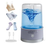 Portable Mini Washing Machine | Compact Deep Cleans Underwear, Baby Clothes, Small Laundry | Lightweight for Apartment, Dorm, Hotel, Travel & Camping | Quiet Energy-Efficient(Purple)