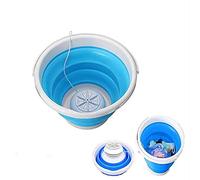 Portable Mini Washing Machine Foldable Automatic Washing Machine Turbine Clothes Washer, USB Cable, Mini Laundry Machine for Camping Dorms Apartments Travel RV