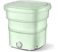 Portable Mini Washing Machine,Folding Washing Machine With Spin Dryer,Ozone Disinfection,Semi-automatic Small Household Appliances,Green