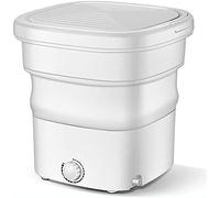 Portable Mini Washing Machine,Folding Washing Machine With Spin Dryer,Ozone Disinfection,Semi-automatic Small Household Appliances,White