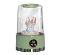 Portable Mini Washing Machine, Small Under-Wear Washmachine,Compact Deep Cleans Underwear,for Apartment, Dorm, Hotel, Travel & Camping (green)