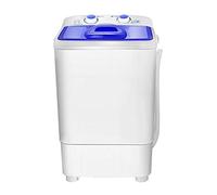Portable Mini Washing Machine & Spin Dryer - Compact Easy-to-Use Washer for Baby & Adult Clothes - Ideal for College, Camping, RV, Indoor Use - 1-15 Min Spin Cycle (Blue)