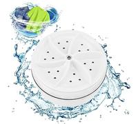 Portable Mini Washing Machine Ultrasonic Turbo Washing Machine Portable Washer with USB for Home Business Travel College House RV Apartment Turbo Washing Machine Cleaning Socks Underwear Small Rag