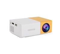 Portable Mini Wireless Projector, Mini 4K 1080P Support Art Projector LED Drawing Projectors Light Box for Tracing Draw Tracing Board Sketching Painting for Home Movie Outdoor (Yellow+White)