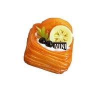 Portable Miniature Dollhouses Food 1/12 Scale Lovely Danish Pastries Perfect For Role Playing And Collector Daily Use Miniature Cake Toy