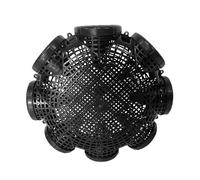 Portable Minnow Trap & Crawfish Cage - Multi-Hole Fishing Bait Trap For Shrimp, Crab & Pinfish, Foldable Net For Beach, Boat, Lake & Aquarium Use, Durable PP Mesh, 3/6/8 Hole Options