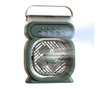Portable Misting Fan | Portable Misting Fan Rechargeable Cooler,7 Colors Night Light 3 Wind Speeds 450ml Water Tank Cooling Electronics for Camping, Beach, Cruise