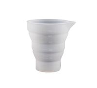 Portable Mixing Cup Silicone Mold Flexbile Dispensing Cup Folding Epoxy Resin Tool for Jewelry Making and Lab Education Demonstration Silicone