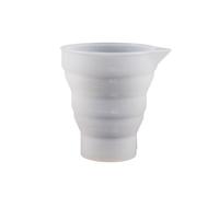 Portable Mixing Cup Silicone Mold Flexbile Dispensing Folding Epoxy Resin Tool for Jewelry Making and