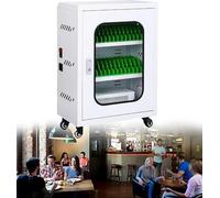 Portable Mobile Charging Station30Slot Lockable Cell Phone Locker for Rechargeable PhonesSecure Charging Cabinet for Events & Public Use