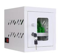Portable Mobile Phone Charging Cabinet with Wheels, 6-60 Ports Rechargeable Mobile Phone Storage Locker, Mobile Phone Charging Lockers, Cellphone USB Charging Station Lockers for School, Airport(6 slo
