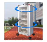 Portable Mobile Phone Locker Cabinet on Wheels, 48 for School & Office, Secure Storage Solution for Student & Employee Phone Management, Easy Mobility & nization