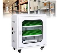 Portable Mobile Phone Storage Box, Usb Charging Station Lockers with Universal Wheel, Lockable Magnetic Door, Smartphone Charging Cabinet, Cell Phone Locker Classrooom Factory