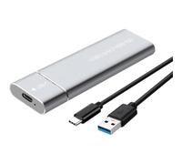 Portable Mobile Solid State Drive, 2TB Portable SSD, Portable SSD 2TB External SSD USB 3.0 Gen 2 External Solid State Drive External Hard Drive, Typ-C Drive for Mobile Smartphones Laptops (Silver)