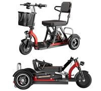 Portable Mobility Scooter for Adults,Foldable Lightweight 3-Wheel Mobility Scooter,Electric Mobility Aid Up to 45KM Range,Ideal for Elderly & Disabled Indoor and Outdoor Use