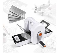 Portable Model Cutting Machine, Mini Manual Die Cutting Machine, Hand Embossing Machine With Die X5, Adjust Speed/pressure, For Graphic Mask, Model Painting Coloring