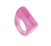 Portable Modern Polygon Rings Sturdy Resin Jewelry Gift Accessory for Daily Wear Trendy Gift Resin Rings