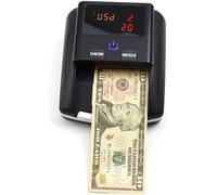 Portable Money Counter Machine with Multi-National Currency Detector, Compact Business Grade Banknote Counter, Automatic Bill Verification
