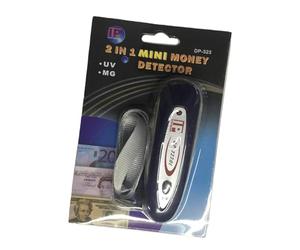 Portable Money Enlarger Pen Fluorescent Light Transducer with LED for Forgery Financial Security Professional Money Transducer