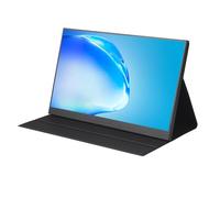 Portable Monitor, 15.6 Inch UHD HDR IPS 100% Adobe RGB 1920×1080 FreeSync Eye Care Computer Display with Type-C HDMI for Xbox PS4 PS5 Switch Laptop PC Phone Mac, with Case Stand,Black-15.6''