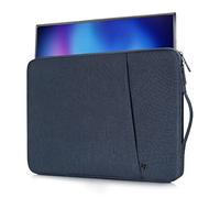 Portable Monitor Case 18.5 Inch,18 Inch Storage Sleeve Bag Compatible with Most Large 18.5 Inch Portable Monitor Carrying Pouch Bag with Pocket,Navy Blue(17.5x11.8 Inch)